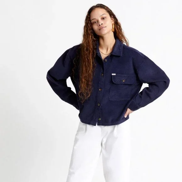 Brixton Womens Bowery Corduroy Jacket, Size L - Picture 2 of 3